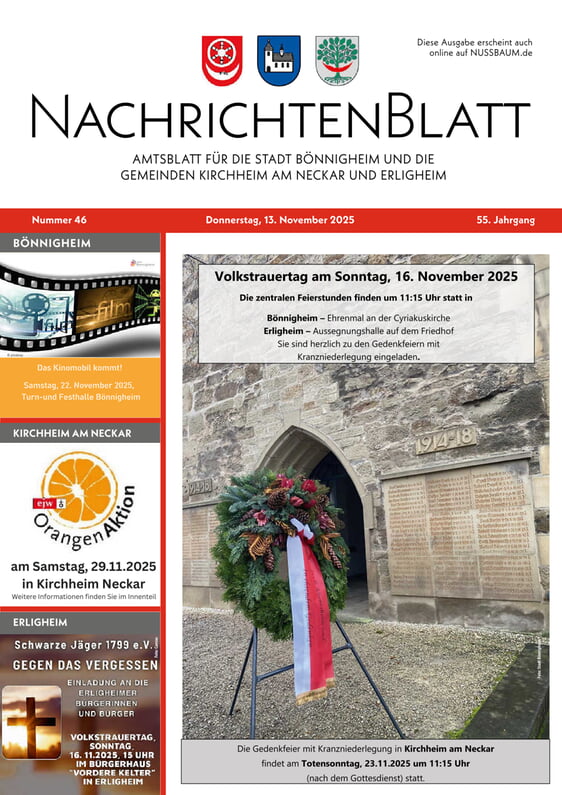 Aktuelles Nachrichtenblatt