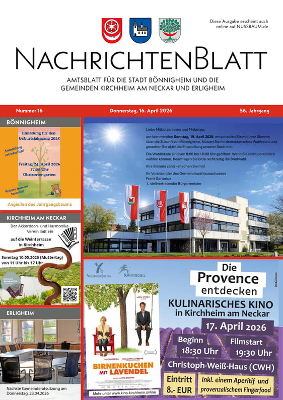 Aktuelles Nachrichtenblatt