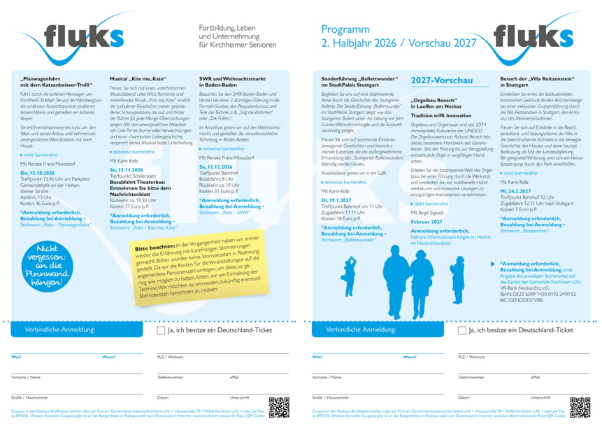Fluks-Programm Herbst 2026