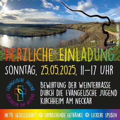 Bewirtung der Weinterrasse 