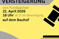 Fundsachen-Versteigerung &ndash; Jetzt mitbieten!