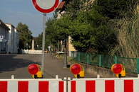 Stra&szlig;ensperrung in der Rathausstra&szlig;e aufgrund des Nahw&auml;rmeausbaus