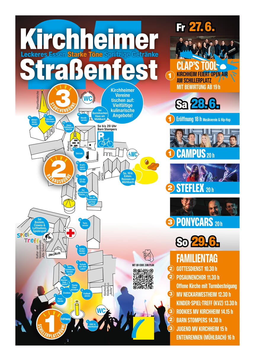 Übersicht Straßenfest 2025