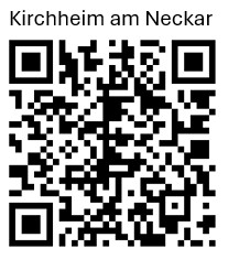 Barcode Kirchheim am Neckar f&uuml;r NOYSEE-App