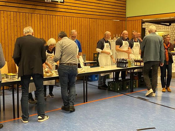 Der Bürgerverein Hofen hat die Gäste bestens bewirtet