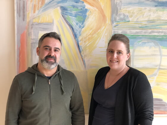 v.l.: Herr Hayreddin Ece, Frau Melanie Wiens