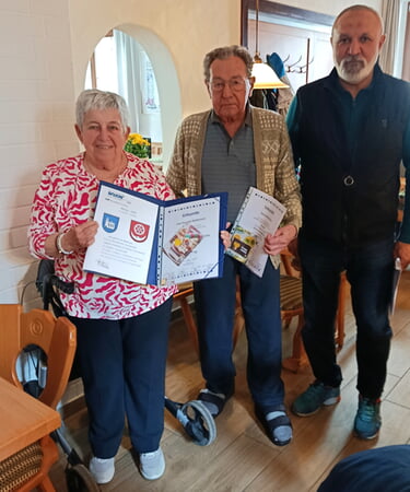 v.li.n.re. D. Biedermann, G. Beck, &Ouml;zkan &Ouml;zt&uuml;rk