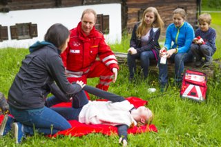Jugendrotkreuz im Einsatz