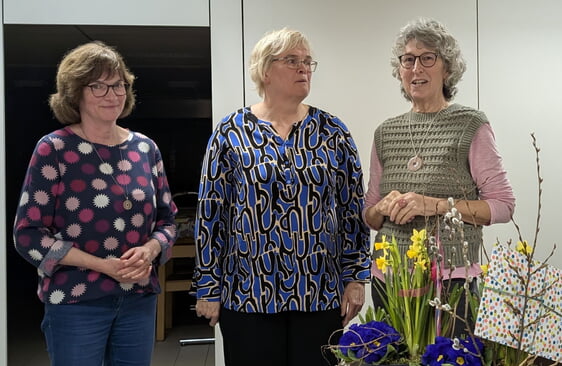 Petra Bohnenstingl, Anne H&ouml;ink und Uschi Deisinger