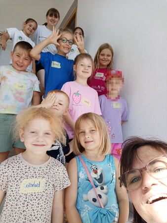 Die Gruppe der 4- bis 7-Jährigen beim Ferienprogramm