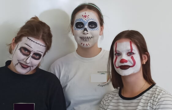 Halloweengesichter