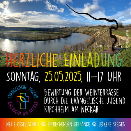 Bewirtung Weinterrasse