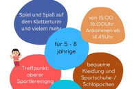 Indoorspielplatz f&uuml;r die 5- bis 8-J&auml;hrigen am Montag, 20. April 2026
