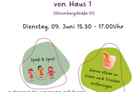 &Ouml;ffnung Spielplatz Haus 1