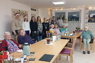 Weihnachtsliedersingen in der Pflege-WG