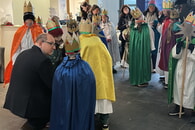 Sternsinger zu Besuch im Rathaus