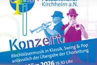 Blechbl&auml;sermusik in Klassik, Swing und Pop anl&auml;sslich der &Uuml;bergabe der Chorleitung