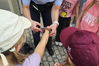 Die Kinderfeuerwehr zu Besuch bei der Kirchheimer Polizei