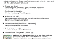 Beratung, Unterst&uuml;tzung und Integration vor Ort