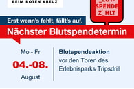 Blutspende Tripsdrill