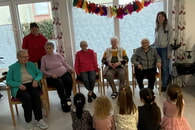 Besuch in der Pflege-WG