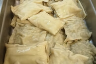 Selbst gemachte Maultaschen und Ostermarkt