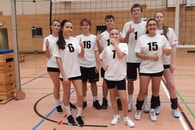 Volleyballteam beim Weihnachtsturnier in Stutensee