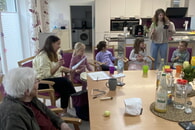 Besuch in der Wohngemeinschaft