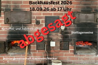 Absage Backhausfest